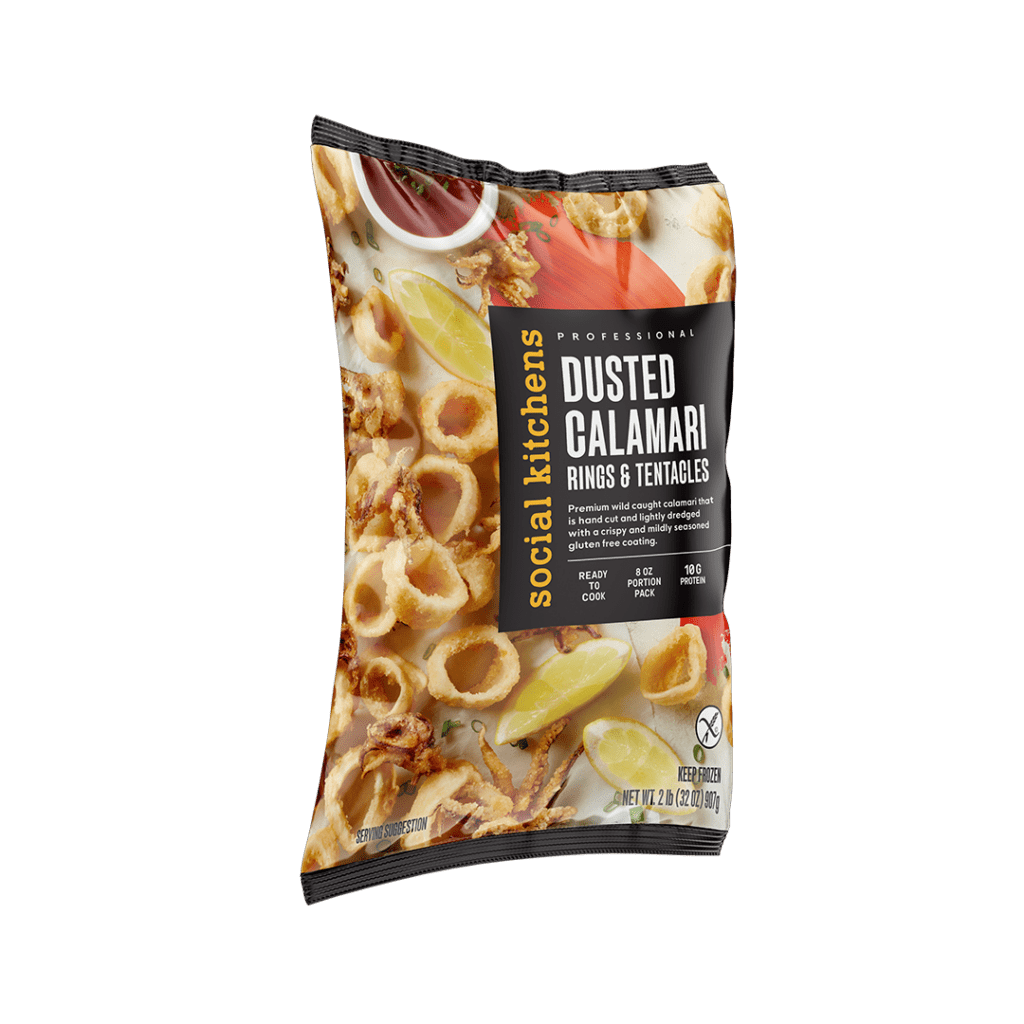 Dusted Calamari Rings and Tentacles front of package